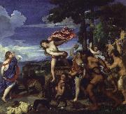 TIZIANO Vecellio, bacchus och ariaden